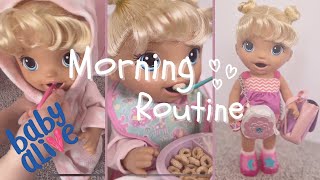 Baby Alive Baby Doll | Morning Routine With Sunshine Snacks Doll