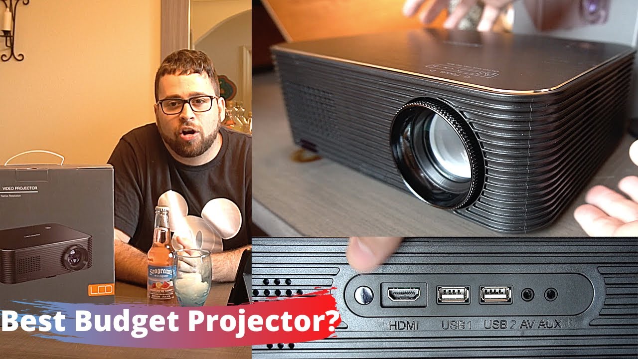 Apeman LC650 Projector Review Unboxing & Demo - Under $250 - YouTube