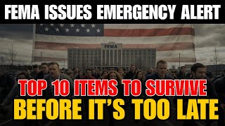 10 Critical Items FEMA SAYS YOU MUST Keep at Home Before the Next Disaster
