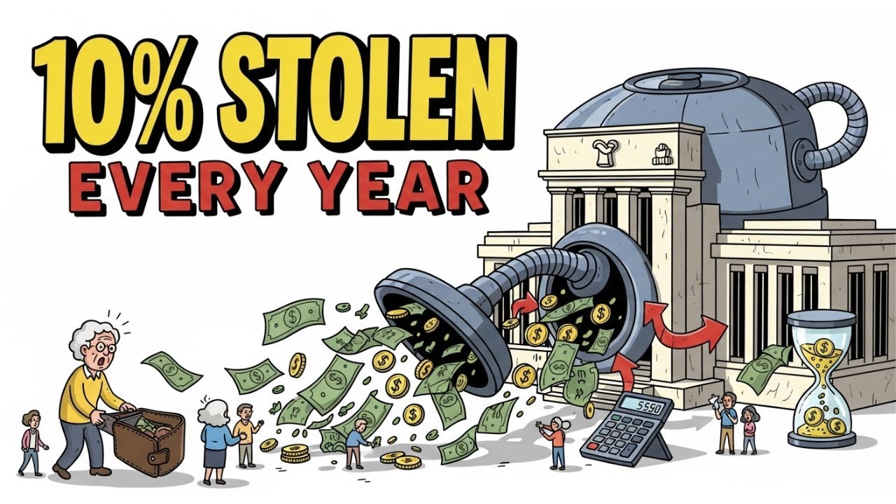 How the Federal Reserve Legally Steals 10% of Your Wealth Every Year