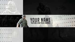 Tutorial Simple Gaming Banner On Android | Photoshop Touch Tutorial