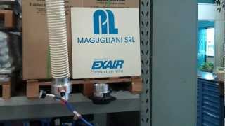 Aspirazione sfridi con Line Vac