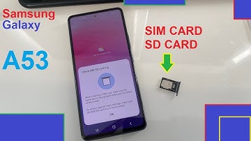 Samsung galaxy A53 how to insert and remove SIM / Sd card memory card