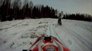 Husqvarna TXC310 and TC250 in the snow - GoPro HD