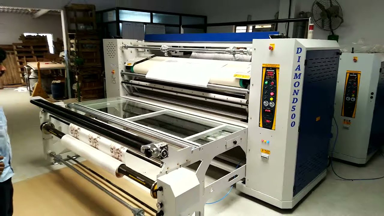 Sublimation Roller heat transfer printing machine