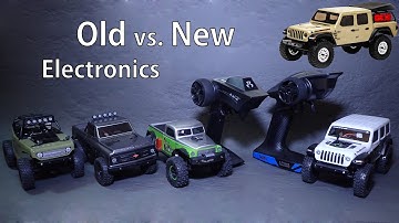 Axial SCX24: Old Electronics vs. New V2 Electronics