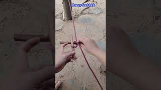 The Way to make Rope Straight #practical #practicalmanual #ropetutorial #ropework