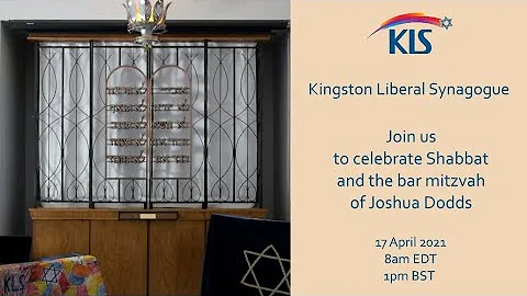 Shabbat 17 Apr 2021 celebrating the bar mitzvah of...