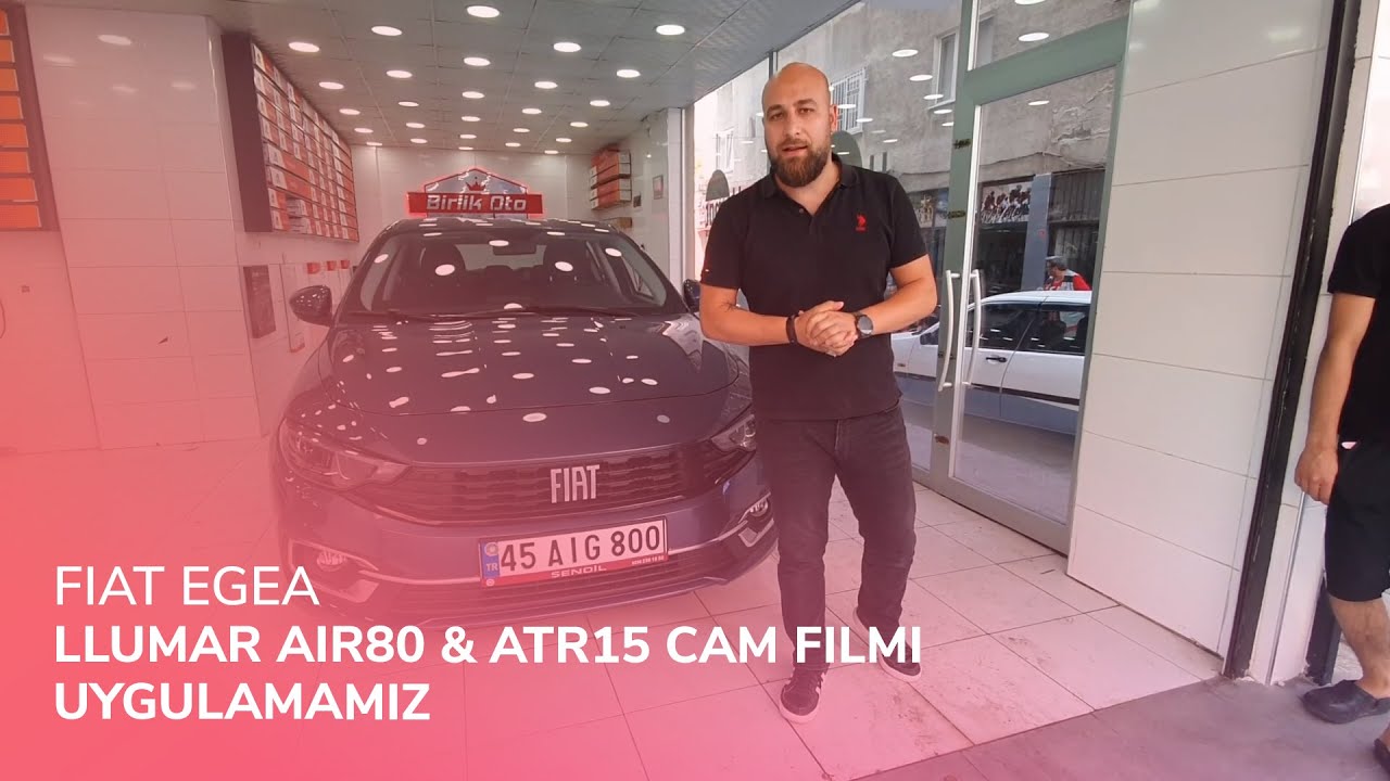 Fiat Egea // LLumar Air80 & ATR15 Cam Filmi Uygulamamız