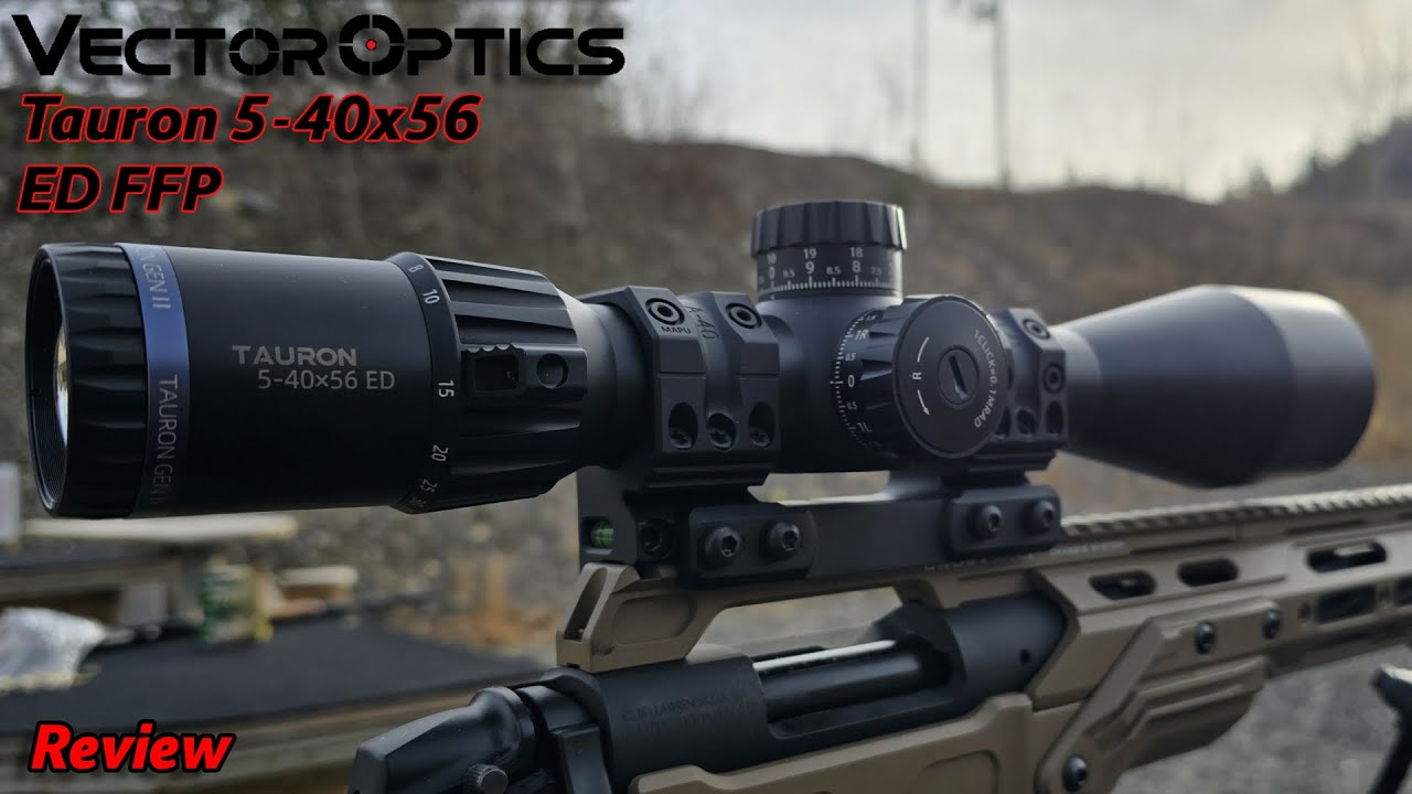 Обзор Vector Optics Tauron 5-40x56 ED FFP — у него хорошее освещение!?