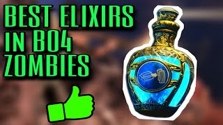 TOP 5 BEST ELIXIRS IN BLACK OPS 4 ZOMBIES!!