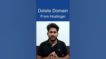 Delete domain from hostinger | WebAzaria