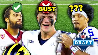 Ranking the BEST & WORST Quarterback in 2024 NFL Draft