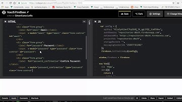 vuejs firebase register