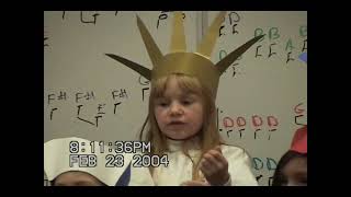 2004 02 23 Brooke 1st grade patriotic program