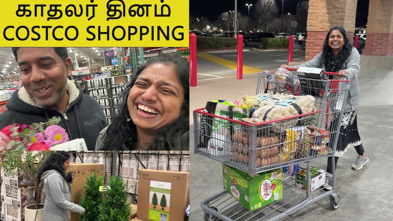 Valentine's Day special shopping ~How much we spend on Monthly Costco~என்ன வாங்கினோம்?FamilyTraveler