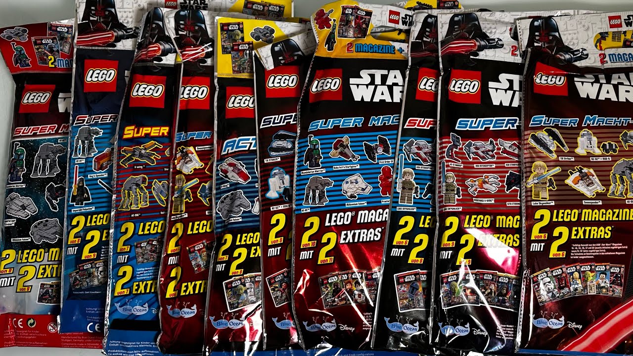 Lego Star Wars 10 verschiedene Wundertüten auspacken