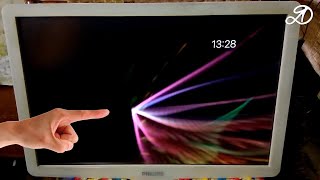 Monitor from the dump. how to repair an lcd philips mwx1220i. white
screen, no image. image defects on - red noise (interference) a bl...