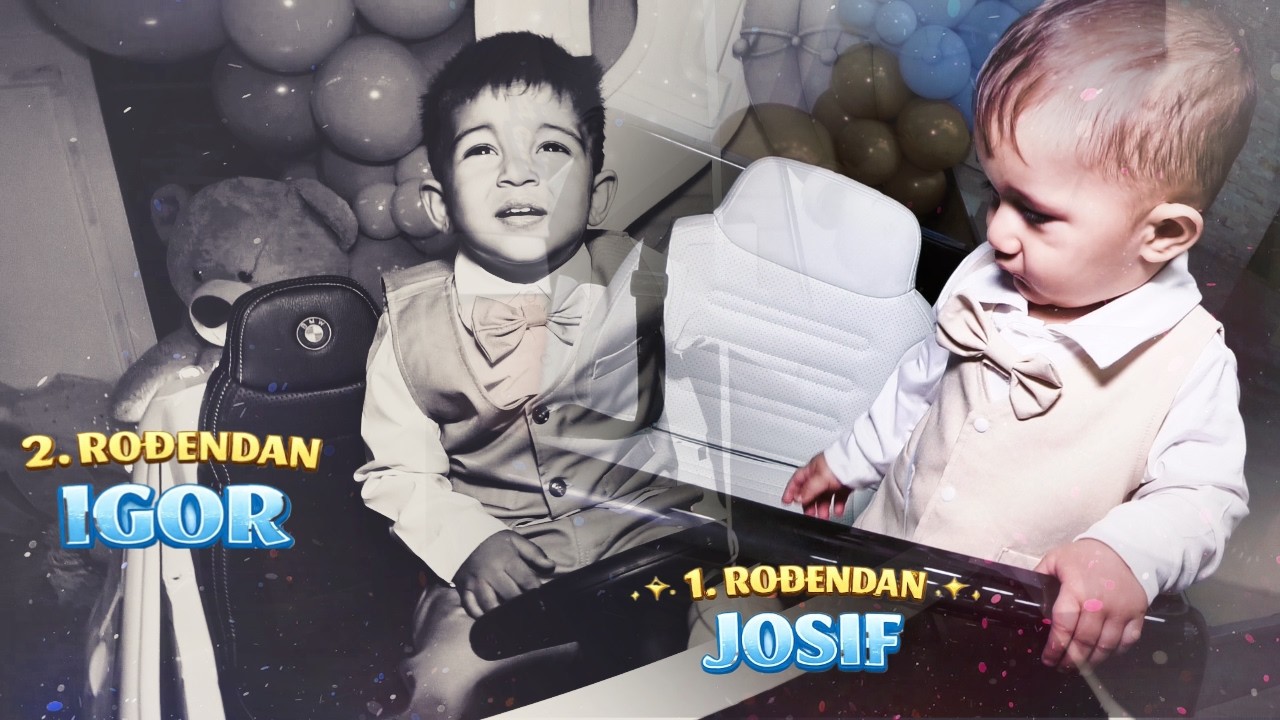 1 RODJENDAN JOSIF - 2 RODJENDAN IGOR PART 1 / 08.02.2026 BEOGRAD STUDIO ZVONKO 4K