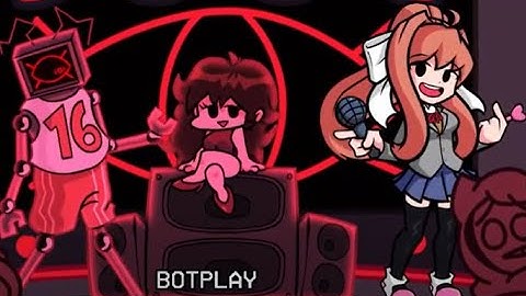 Detected (IRIS / Hacked Hex) but Monika sings it | Friday Night Funkin [Now Playble!]