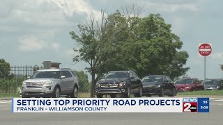 Setting top priority road projects in Franklin