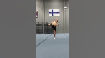 Acrobat Meets World Record in Single Legged Backflips