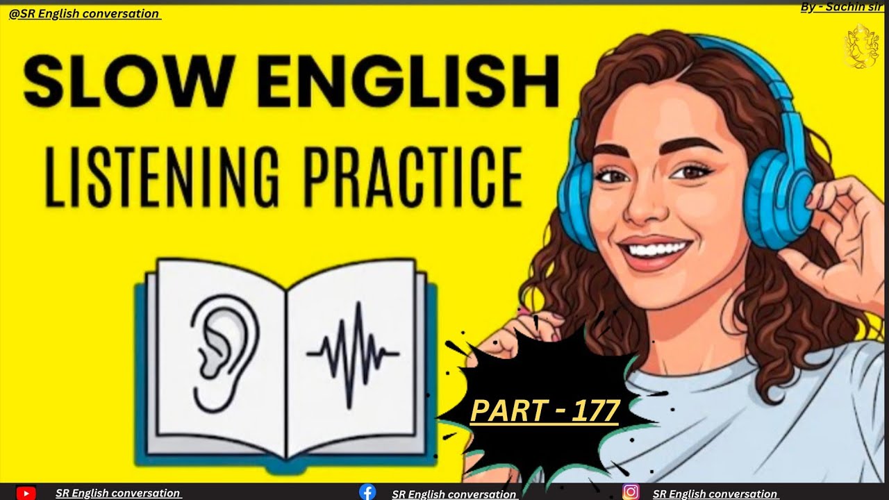 Slow english listening practice / learn english conversation / daily use english / PART - 177