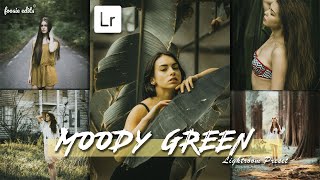 Moody Green Presets - Lightroom presets, Lightroom mobile tutorial, How to Edit moody green preset