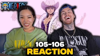 MISS ALL SUNDAY | First Time Watching One Piece Anime! Ep 105-106 Reaction