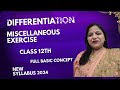 Miscellaneous of differentiation |part-4|class12 #viralyutube #ncertmaths #ncert#differentiation