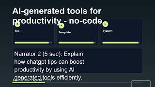 AI-generated tools for productivity - no-code workflows: chatgpt tips and AI automation