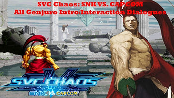 SVC Chaos: SNK vs. Capcom - Genjuro All Intro/Interaction Dialogues