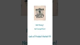 Why Startups Fail: The #1 Reason Explained in 60 Seconds  #WhyStartupsFail