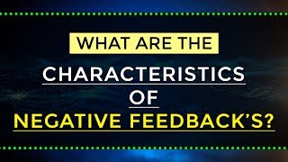 What are the Characteristics of Negative Feedback's | EDC | Electrical Engineering