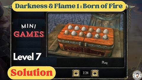 Darkness & Flame 1 Mini Games Puzzle 7