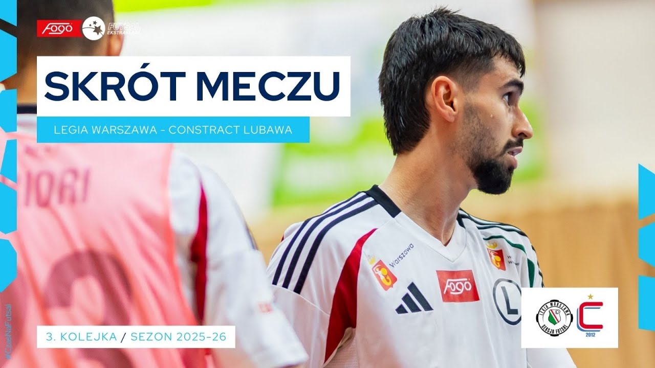 Legia Warszawa - Constract Lubawa 4:6 | SKRÓT | 3. kolejka (2025/26)