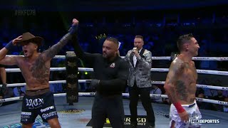 😯💥 SPLIT DECISION, Justin Ibarrola wins over Roberto Armas | BKFC78