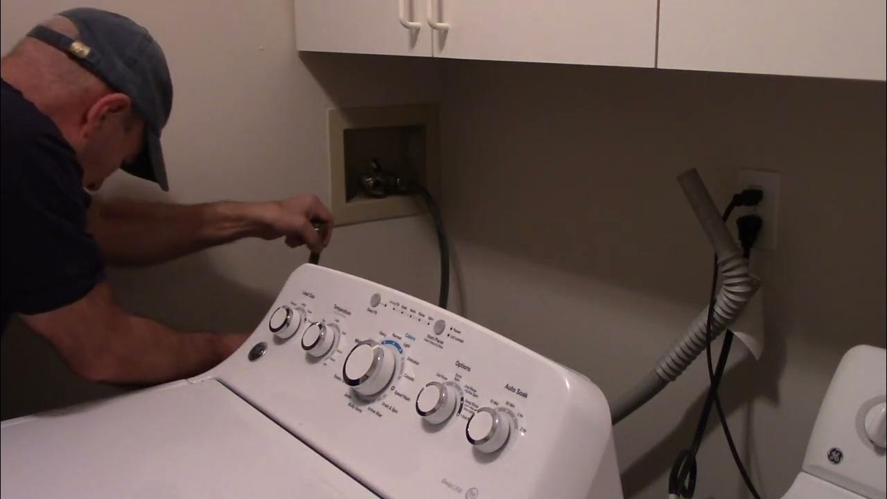 How To Change Or Replace Washing Machine Hoses Quick & Easy YouTube