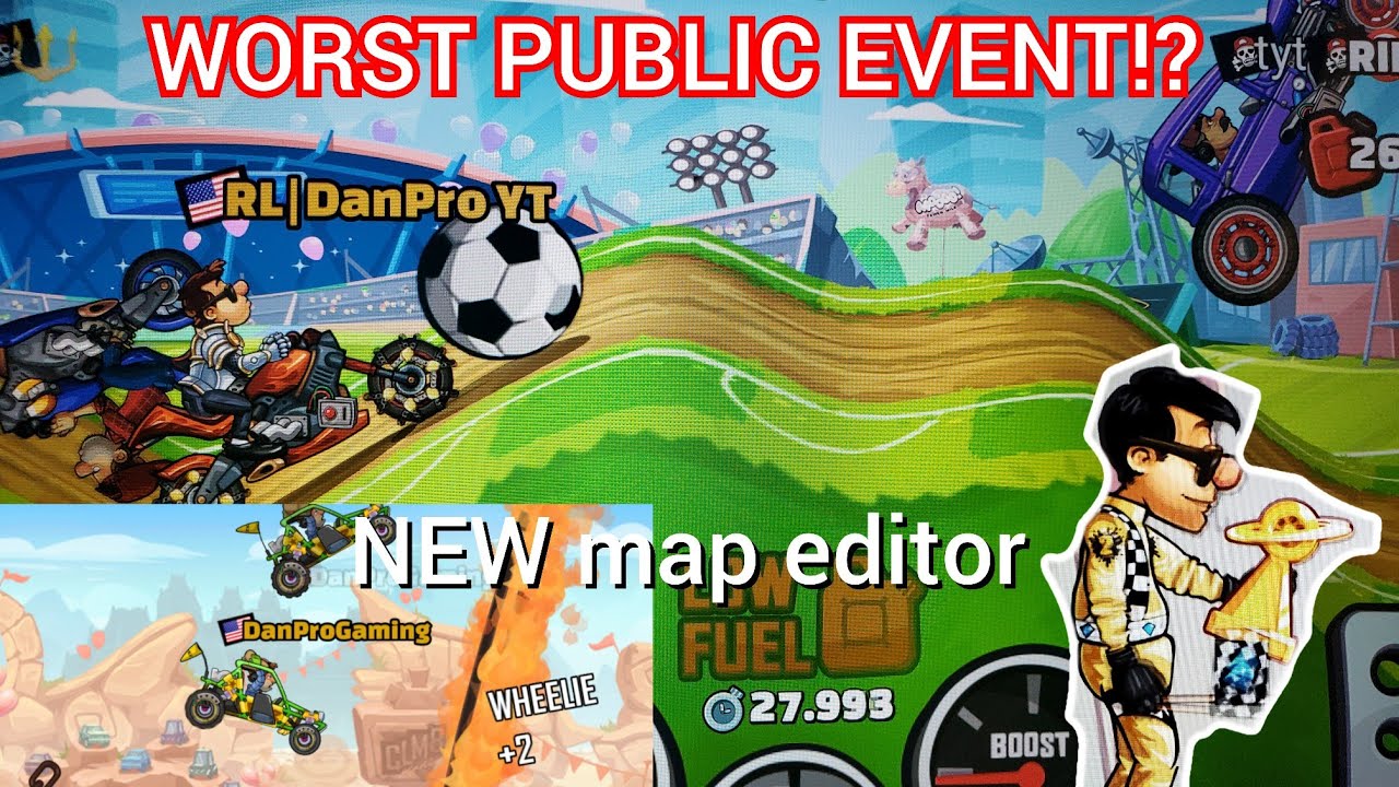 NEW MAP EDITOR and Track ID Canyon !!! Hill climb racing 2 - YouTube