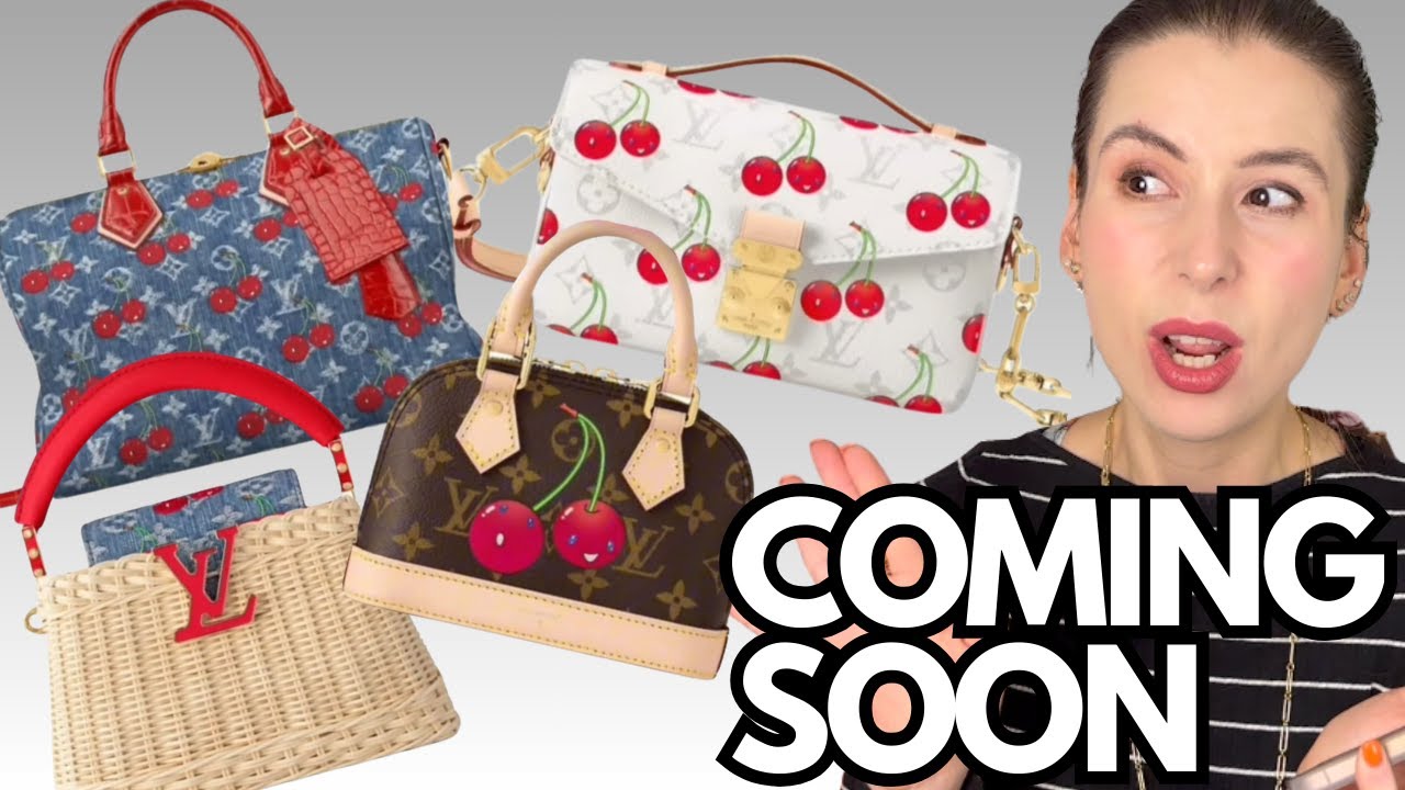 バレンティーノ チェリーフィック柄の小さなラフィアバッグ SS25 PREORDER 🍒 Louis Vuitton x Takashi Murakami Cherry