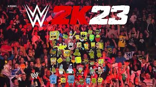 WWE 2k23... BUT EVERYONE IS SPONGEBOB