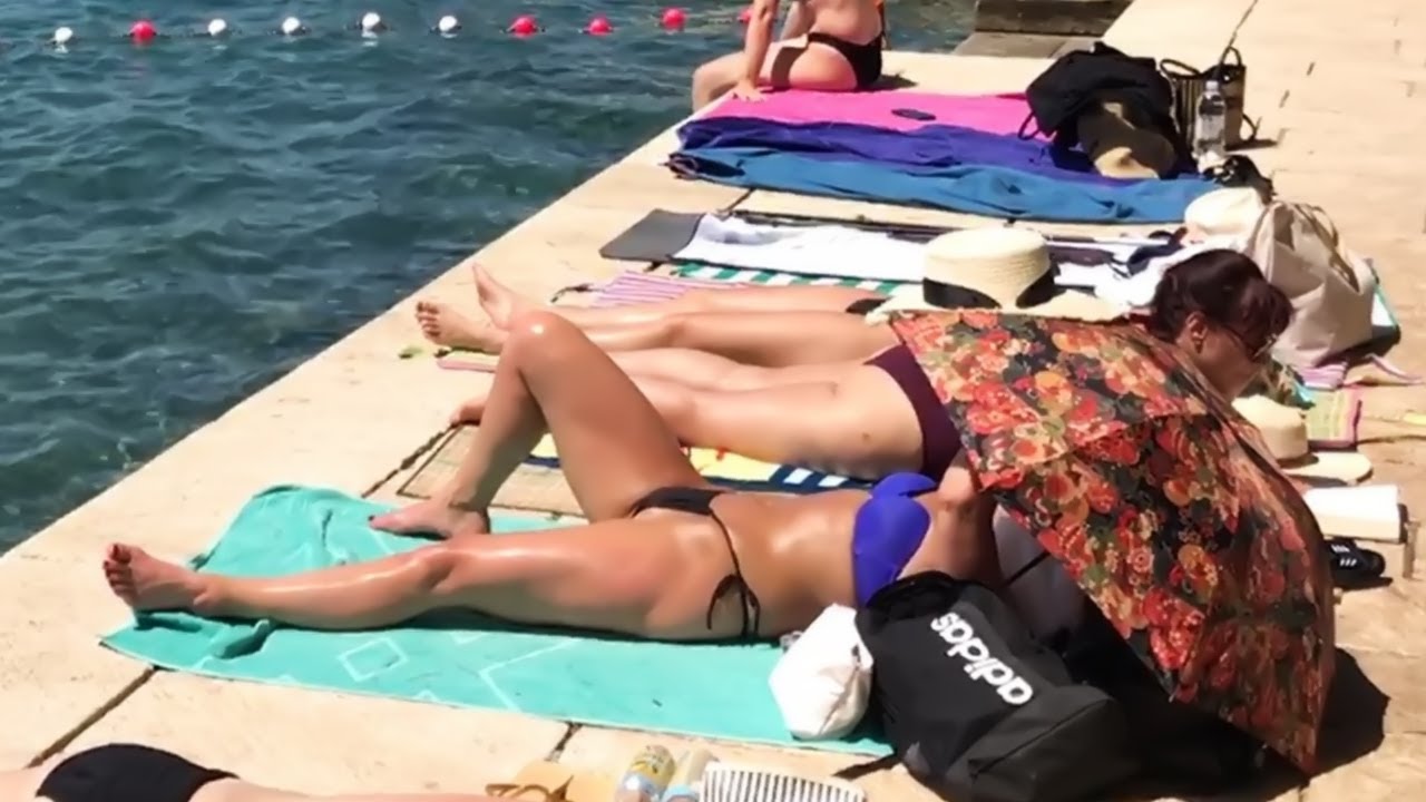 Пляжная пешеходная экскурсия по Макарской Ривьере | Расслабляющая летняя прогулка по морю 🌊 Хорватия