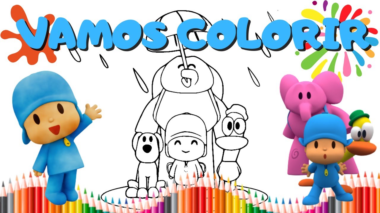 Desenho Colorir Pocoyo 13