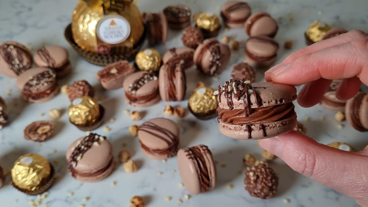 How to Make the Most Mouthwatering Ferrero Rocher Macarons You've Ever Tasted!