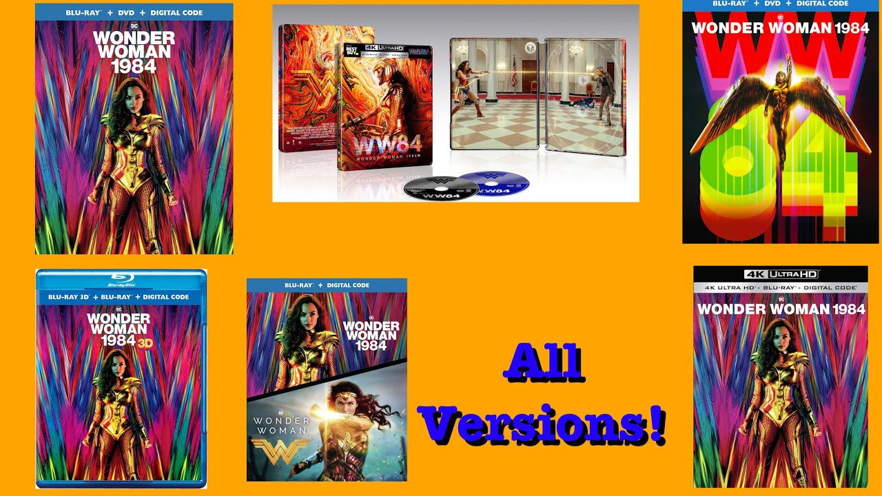 Wonder Woman 1984 Blu Ray Release Details All Versions Youtube