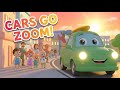 🚗 Colorful Cars Go Zoom! | Learn Colors &amp; Vehicles for Kids | PuffiTunes