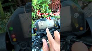 Error code 46 Yamaha Mt03.?? #bisaya #mt03 #yamaha #motorcycle #ytshorts