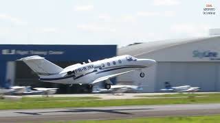 Cessna Citation CJ3 e CJ1 Decolagem Aeroporto de Jundiaí SP