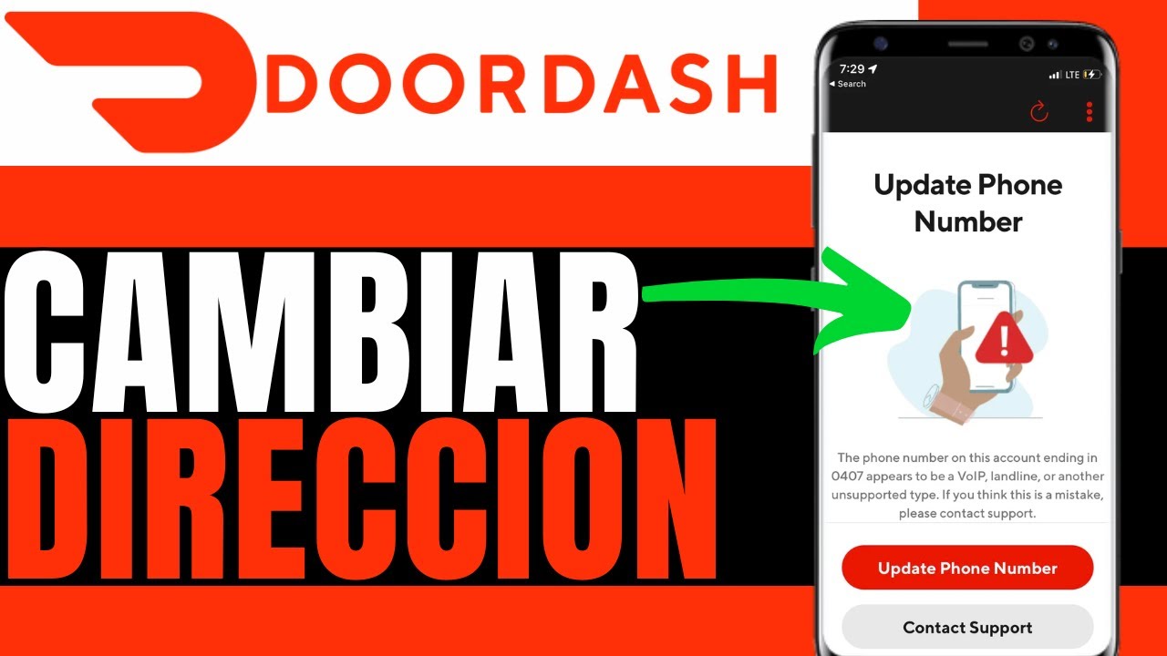 Como CAMBIAR El Numero De Telefono En Doordash | (Guia Completa 2024