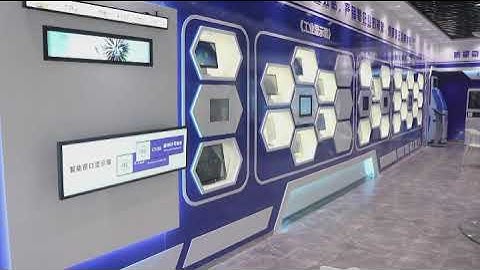 Faismars exhibition hall for industrial all in one pc and monitors